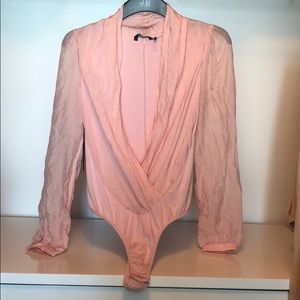 Pink Daria body suit by Marciano